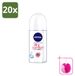 NIVEA 20 x Dry Comfort Déodorant Bille - Sans alcool - 50 ml - Lot économique