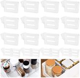 Unyqoos® Organisateur de réfrigérateur réglable set de 16 pièces