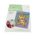 Pracht Creatives Hobby 6050-25051 Diamantschilderset, motief aap, incl. accessoires, afm. ca. 25 x 20 cm, knutselset voor het schilderen met glittersteentjes voor kinderen vanaf 5 jaar