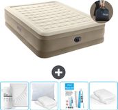 Intex Luchtbed - 2-Persoons - 152 x 203 x 46 cm - Beige