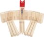 Home It® Kubb Vikingschaakset voor buiten, van FSC-rubberboom met koning, 10 kubbs, 6 werpstokken en markeringspins, robuuste draagtas voor tuin en outdoorspelen