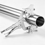 VEVOR Pince Alignement Tuyau 38,1/50,8/76,2/101,6 mm Pince Soudage Tuyaux pour Travaux de Tuyauterie Industrielle, Outil Troisième Main Portable avec Positionnement Multi-Angle, Verrouillage Réglable