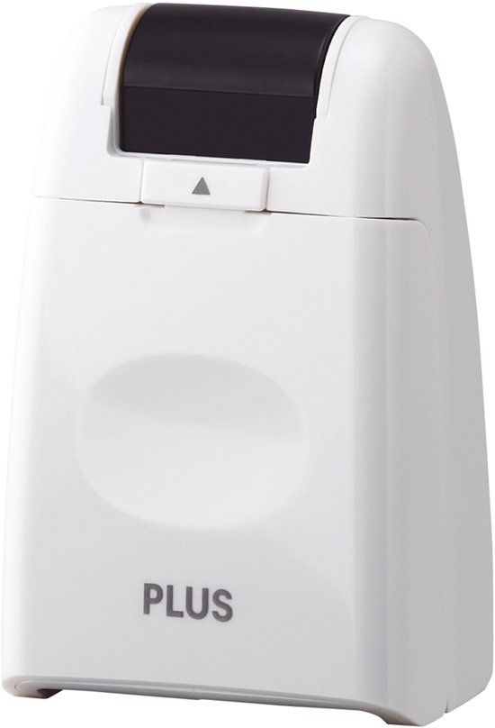 Plus Japan privacy rolstempel navulbaar 26mm blauw