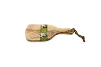 Bowls and Dishes Pure Olive Wood Serving Board - Olive Wood - With Handle - 35cm