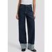 Lee Stella - Xion - Taille haute jambe large bleu foncé Taille : W30L31