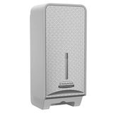 Kimberly-Clark Professional ICON-dispenser voor losse vellen toiletpapier (53659), met zilveren rand in mozaïekdesign