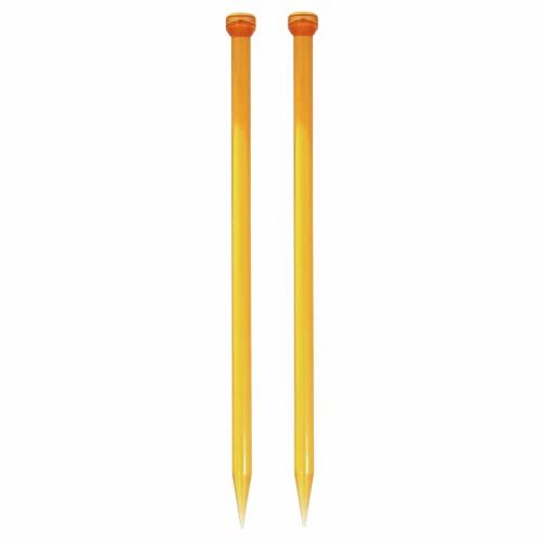 Knit Pro KP51166 Trendz eenzijdig breinaalden, 15 cm x 4 mm, 4 mm, oranje