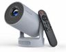 HY300 Pro Plus projecteur portable - Native 720p résolution - 290 ANSI lumens - Android 14 - Wi-Fi 6 - Commande vocale - Gris