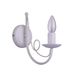 Light PerAsya Light Prestige kinkiet biaqa, metaal, E14, 40 W, wit, 21 x 11 x 24 cm