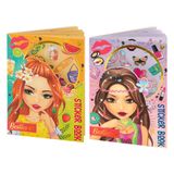 Besties foliestickerboek assorti a5 - 8 vellen