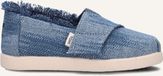 TOMS Alpargata Classic Instappers - Jongens - Blauw - Maat 23,5