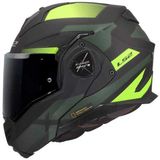 LS2 FF901 Advant X Nova Helm - Systeemhelm - Zwart/Geel - Maat M