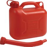 NOW Transport jerrycan 5l rood HD-PE L265xB135xH270mm