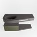 Mondiaz Riva Dulcet badkamermeubel links 120cm Dark Grey/Army