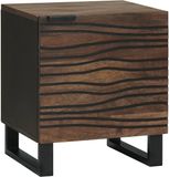 vidaXL Nachtkastje 2 st walnotenhout 40 x 33 x 46 cm bewerkt hout