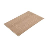Gözze - Set van 2 badmatten, 100% katoen, 50 x 70 cm - cappuccino