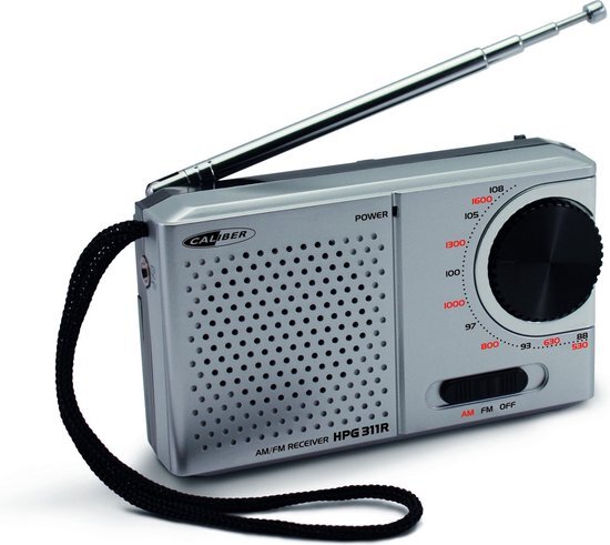 Caliber HPG311R draagbare FM/AM radio