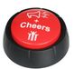 KRÜGER Juichknop - staande ovatie - publiek - rood - Drukknop met Geluid - Fun/fopartikel - kantoorhumor