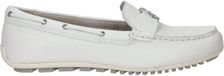Tamaris - Dames - Loafers - Wit - Leer - Maat 38