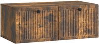 vidaXL Wandmontage TV-kast Gerookt eiken 78,5 x 41 x 30 cm