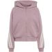 Adidas Sweat à capuche zippé intégral 3-Stripes pour femme