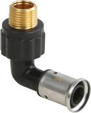 Henco pers puntstuk haaks 90° 1/2"x20mm