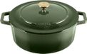 MOA Gietijzeren Braadpan - 7,2L Stoofpot - Groen