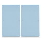 Zeller Present 26205 Keukensnijplank Rechthoekig Glas, Silicone Doorschijnend