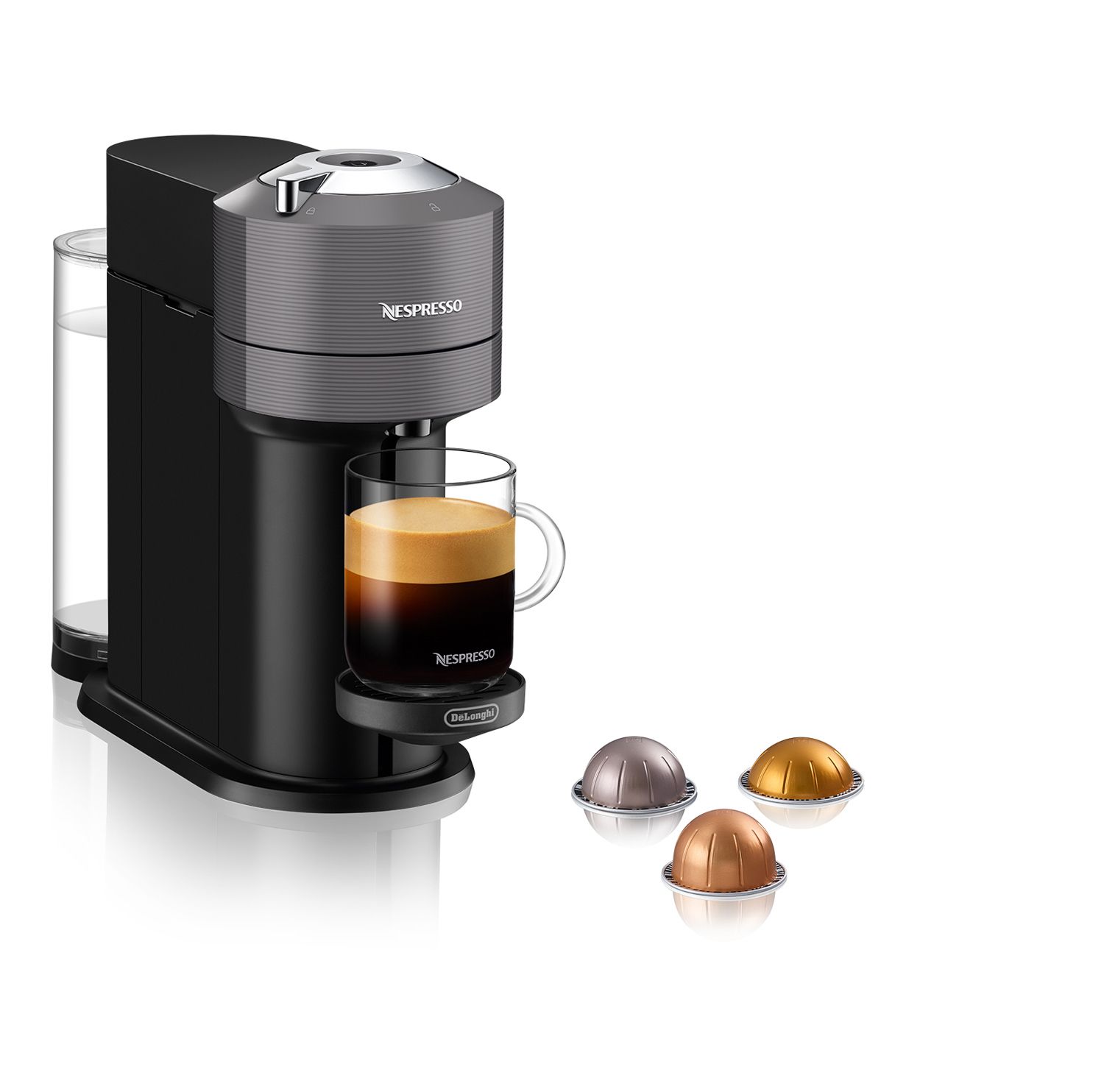 De'Longhi Nespresso Vertuo Next ENV120GY - Grijs - Koffiecupmachine