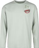 R.E.D. by EMP R.E.D. Rock-Engineered Design Lichtgroen shirt met lange mouwen en kikkers - Heren - S