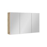 Vicco Badkamerspiegelkast Lavia, ambachtelijk eikenhout, 100 x 60,2 cm
