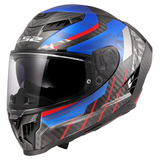 LS2 FF807 Dragon Trax Blauw Rood Integraalhelm