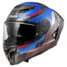 LS2 FF807 Dragon Trax Blauw Rood Integraalhelm