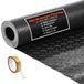 VEVOR Garagevloermat, 1200x3050 Mm Antislipmat, 2,2 Mm Dikke Pvc-Noppenmat, Vloerbeschermingsmat Met Dubbelzijdige Tape, Gemakkelijk Schoon Te Maken, voor Magazijnen, Sportscholen, Trailers, Zwart