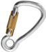 Kong Italy Carbon Harness Autoblock Round Eyelet Karabijnhaak Argent