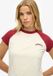Superdry Essential Logo T-shirt en coton biologique à manches raglan - Femme - T-shirt