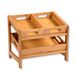 Kesper Keukenplank, Materiaal: Bamboe, Afmetingen: 39,5 x 26 x 35,5 cm, Kleur: Bruin