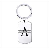 MC Living KadoExpress Sleutelhanger RVS Met Naam - Alexandra