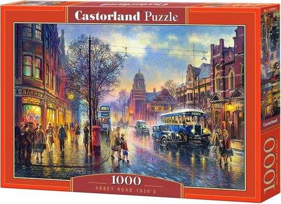 Castorland Abbey Road Legpuzzel - 1000 Stukjes - Multicolor