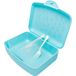 Nerthus FIH 1359 kinder lunchbox auto's met 2 verdelers en vork broodtrommel school