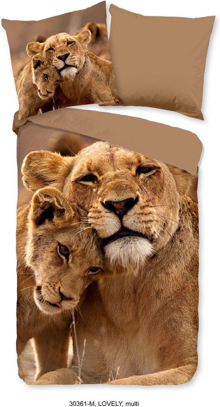 Pure Dekbedovertrek Tijgers - Multi - 200x200/220 cm - Microfiber