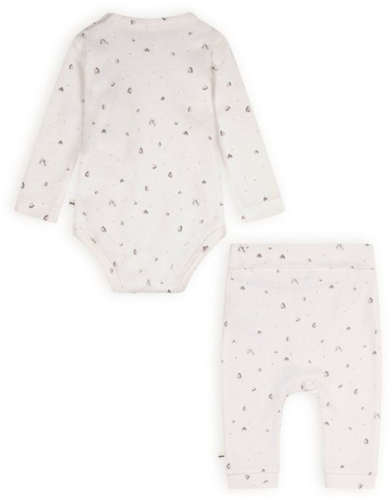 Petite Maison - Romper met broek Stormy - AOP Grey - Maat 74