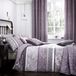 Dreams & Drapes Hanworth Easy Care Dekbedovertrek Set Single Heather Paars
