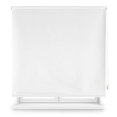 Blindecor Verduisterend Rolgordijn Gebroken Wit - 60x230cm