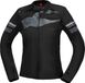 IXS Rapid-STX 2.2, veste textile imperméable pour femmes, couleur: Noir/Gris Foncé, taille: L
