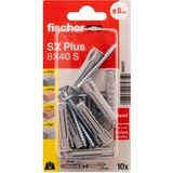 Fischer 568122 SX Plus Spreidplug 40 mm 8 mm 10 stuk(s)