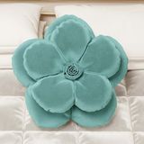 PETTI Artigiani Italiani - Bloemenkussen van fluweel met vulling, kussenslopen voor slaapkamer, sierkussens in bloemvorm, Tiffany fluwelen kussen bloem 1 stuk - diameter 50 cm