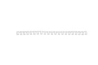 GBC MultiBind Draadbinderrug, 12 mm, wit, 100 stuks (115 vellen)