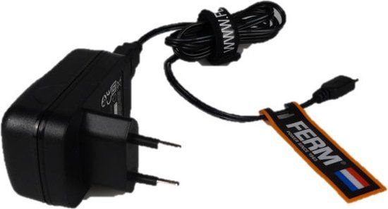 FERM ETA1011 - Oplader - 3.6V - USB - Li-Ion - 1.5 mAh - 6 maanden garantie