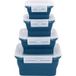 SILVERCREST® Lot de boîtes de conservation avec fermeture à clic en silicone (Carré 4 pièces)